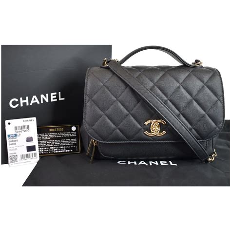 CHANEL Caviar Quilted Medium Business Affinity Flap